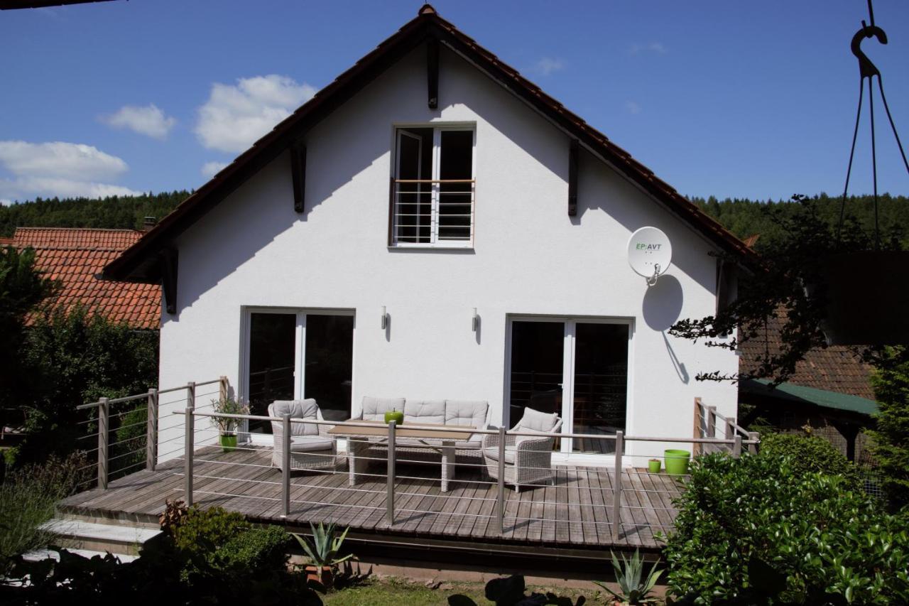 Superior - Ferienhaus Am Engelsbach Im Thueringer Wald Exteriör bild